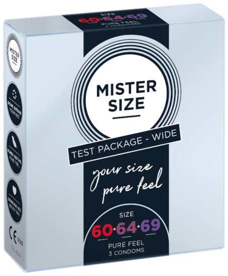 MISTER SIZE Wide Probierset 60-64-69 (3 Kondome)