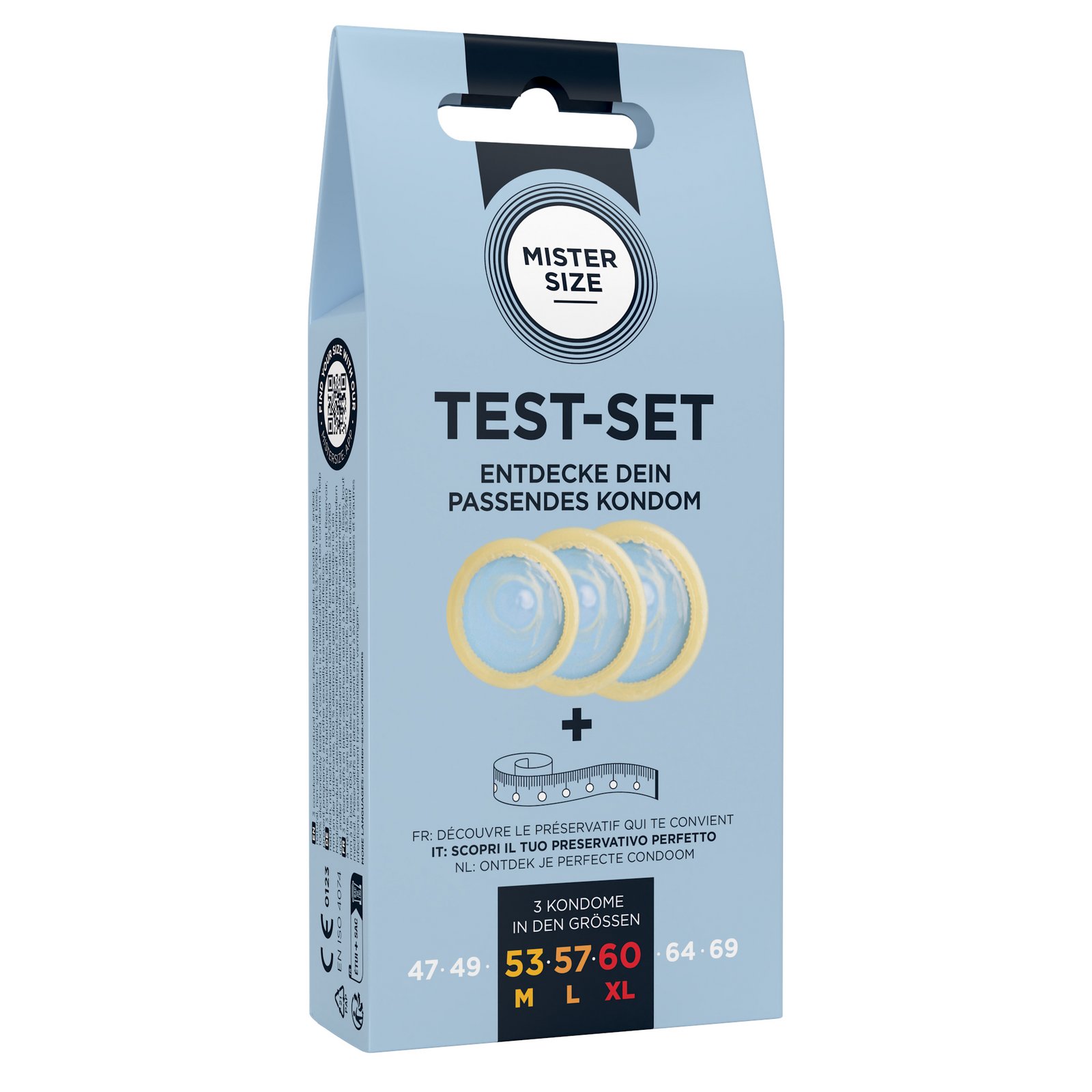 Mister Size Test-Set mit Maßband Medium